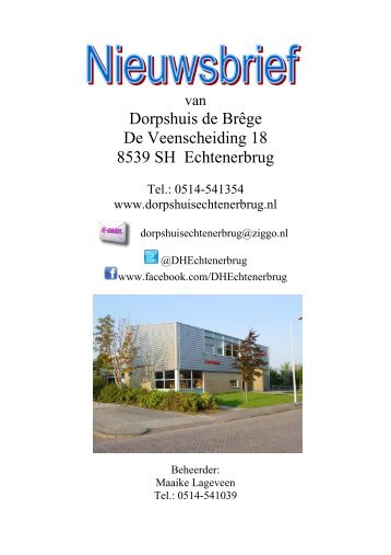 Download de nieuwsbrief van januari 2013 - Dorpshuis De Brêge ...