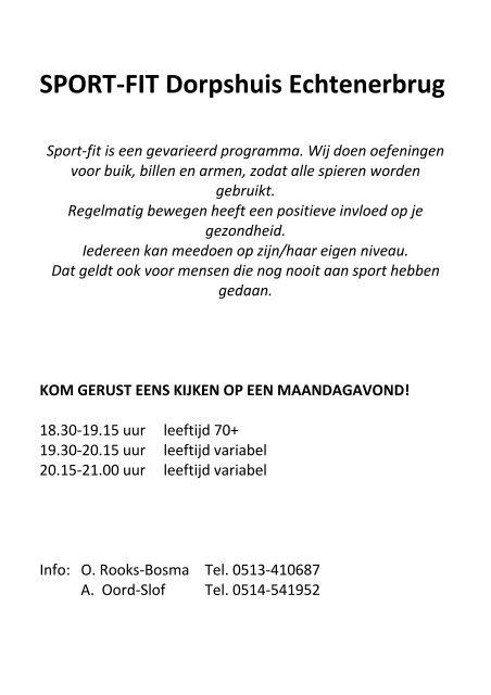 Download de nieuwsbrief van januari 2013 - Dorpshuis De Brêge ...