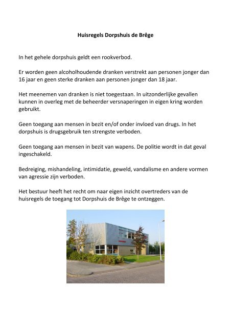 Download de nieuwsbrief van januari 2013 - Dorpshuis De Brêge ...