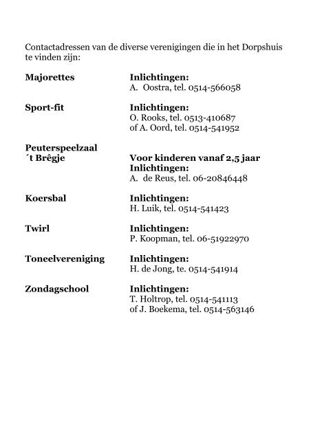 Download de nieuwsbrief van januari 2013 - Dorpshuis De Brêge ...