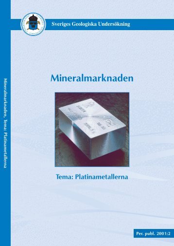 Platinametallerna - Sveriges geologiska undersökning