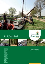 Opst brochure 'Dit is Opsterland' 3.indd - Gemeente Opsterland