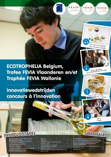 ECOTROPHELIA Belgium, Trofee FEVIA ... - Ecotrophelia.eu