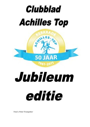 Clubblad Nummer 2 - Achilles-Top