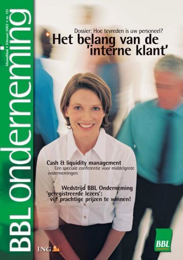 Het belang van de 'interne klant' - ING Onderneming