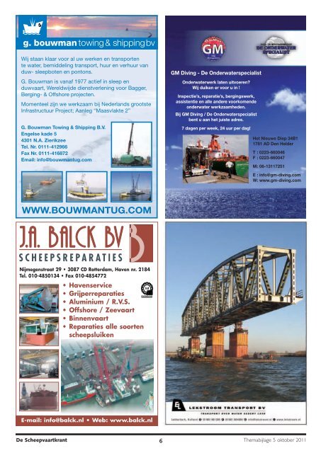 Waterwerken, Speciale transporten, Op - De Scheepvaartkrant