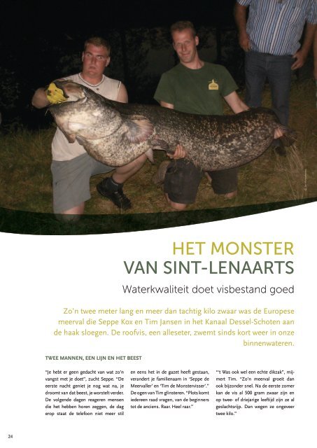MET BIJLAGE: Visreglement 2012 - Welkom op de site van De ...