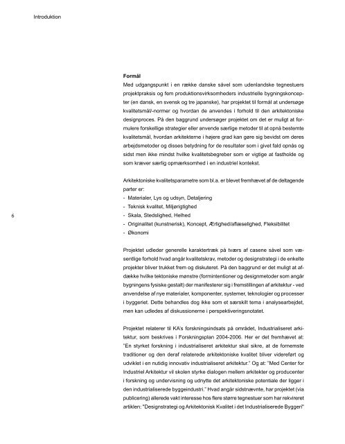 Download rapporten her (pdf) - Kunstakademiets Arkitektskole