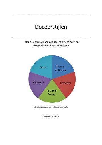 scriptie doceerstijlen Stefan Terpstra