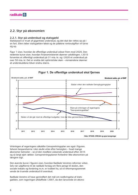 1. En økonomi der virker - Radikale Venstre