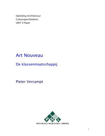 Art Nouveau - Studiocamp