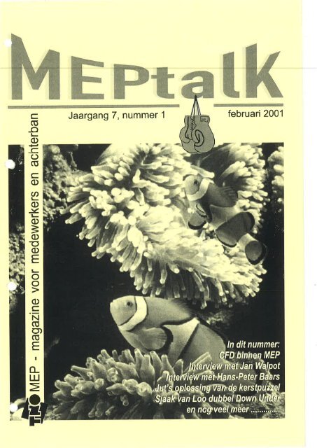 MEPtalk 2001-1 - eTNOs