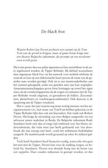 De black box - Nieuw Amsterdam
