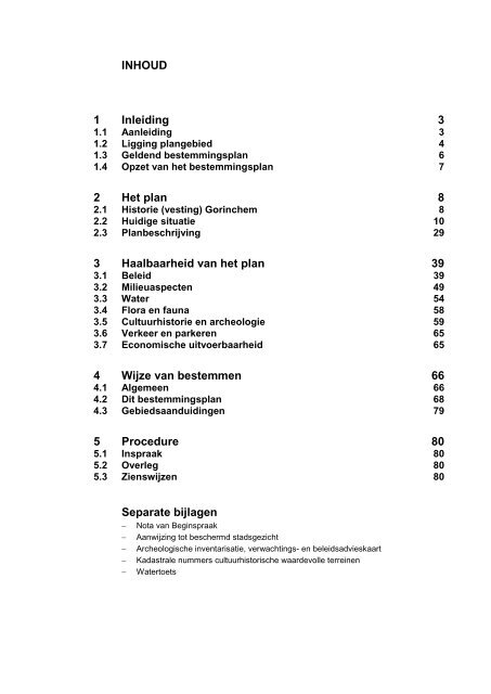 Toelichting - Gemeente Gorinchem