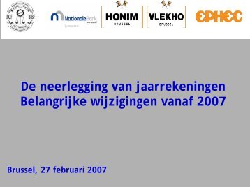 Neerlegging van jaarrekeningen vanaf 2007 (XBRL) - BIBF