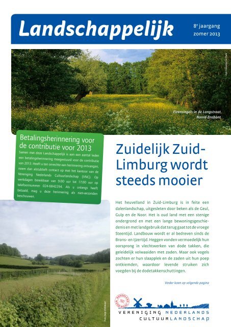 Zuidelijk Zuid- Limburg wordt steeds mooier