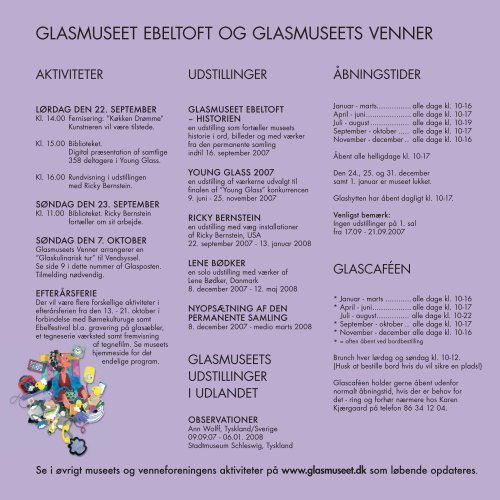 00172 Glaspost_3.indd - Glasmuseets Venner