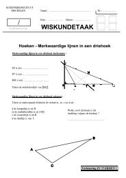 Hoeken en merkwaardige lijnen in een driehoek