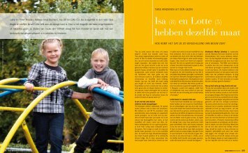 Isa (8) en Lotte (5) hebben dezelfde maat - Margriet de Groot