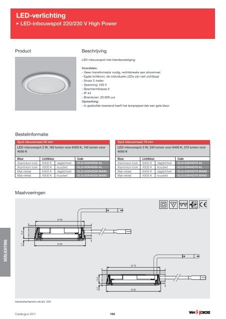 LED-verlichting - Van Hoecke