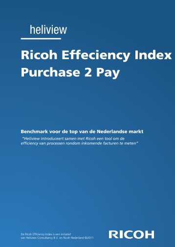 onderzoek van Heliview Consultancy - Ricoh