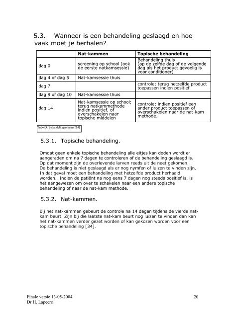 DE AANPAK VAN HOOFDLUIZEN. - Vlaams Agentschap Zorg en ...