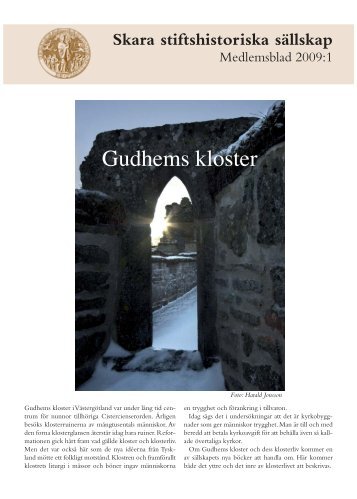 Medlemsblad 0901 - Skara Stiftshistoriska Sällskap