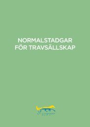 Normalstadgar för Travsällskap (101 Kb) - Svensk Travsport