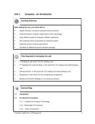 Unit 1 Computer - An Introduction