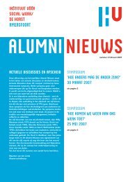 Alumni Nieuws - nummer 4 (februari 2007) - Hogeschool Utrecht