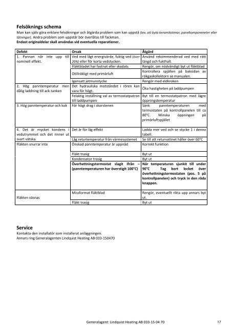 Manual - Lindquist Heating AB