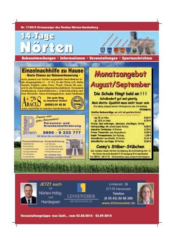 Ausgabe 17/2012 - 14-Tage-Nörten