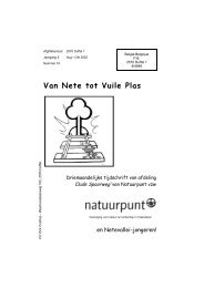 Van Nete tot Vuile Plas - Natuurpunt Oude Spoorweg