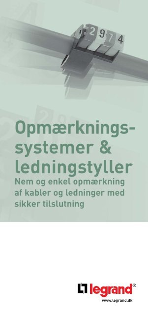 Opmærkningssystemer & ledningstyller - Vanpée & Westerberg