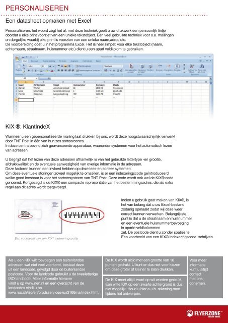 aanleveringshandleiding - Flyerzone