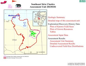 Southeast Sirte Clastics - USGS Energy Resources Program