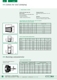 Collets for tool clamping >>  Running concentricity - Nann – Shop