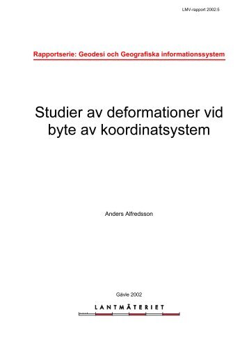 2002:5 (pdf; 2.7 MB) - Lantmäteriet