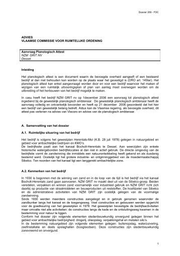 advies pa NZM GRIT nv Dessel 24-4-07.pdf - Vlacoro