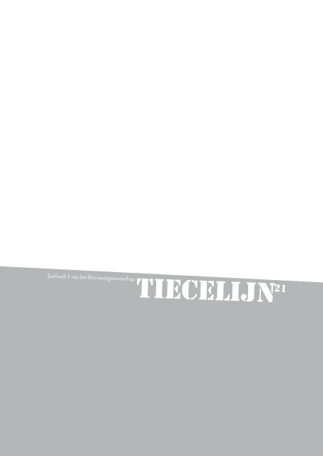 Tiecelijn - Reynaertgenootschap