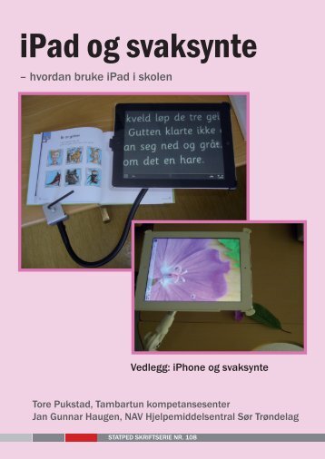 iPad og svaksynte - Statped