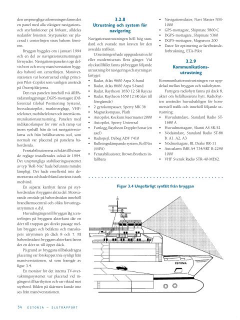 MS ESTONIA Svensk översättning ISBN 91-38-31458-4 - Statens ...