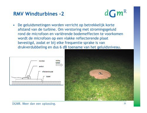 Geluid van windturbines en de toepassing in Geomilieu - DGMR