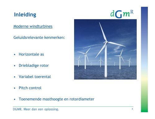 Geluid van windturbines en de toepassing in Geomilieu - DGMR