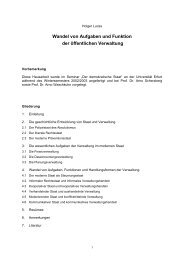 Wandel von Aufgaben und Funktion der öffentlichen ... - H-lucas.de