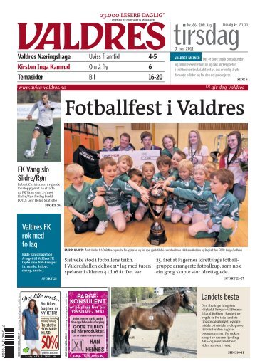Fotballfest i Valdres