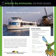 Nnieuw bij AVifAunA: dE RivER QuEEn