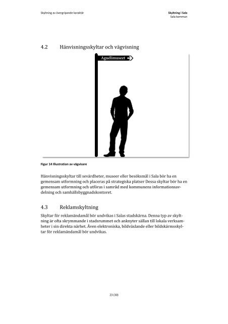 Riktlinjer för skyltning i Sala (pdf) - Sala kommun