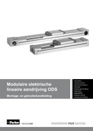 Modulaire elektrische lineaire aandrijving ODS - parker-origa.com