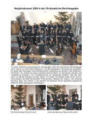 Neujahrskonzert 2008 in der Christuskirche Berchtesgaden